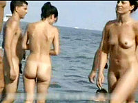 You have never seen so many naked bodies as at this horny nudism video!